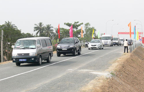 Bến Tre: Thông xe 6 cầu trên Đường tỉnh 884